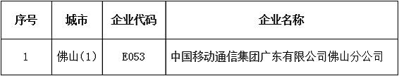 橙電網(wǎng)售電網(wǎng)小編獲悉，廣東省經(jīng)信委日前下發(fā)了《第三十二批直接交易準入電力大用戶名單》，中國移動通信集團廣東有限公司佛山分公司電力大用戶符合與發(fā)電企業(yè)直接交易擴大試點準入條件，列入第三十一批直接交易準入電力大用戶名單。詳情如下：廣東省經(jīng)濟和信息化委印發(fā)第三十二批直接交易準入電力大用戶名單的通知粵經(jīng)信電力函〔2017〕213號各地級以上市經(jīng)濟和信息化主管部門，廣東電網(wǎng)有限公司、廣州供電局有限公司、深圳供電局有限公司，廣東電力交易中心，各有關(guān)市場主體：根據(jù)《廣東省發(fā)展改革委廣東省經(jīng)濟和信息化委國家能源局南方監(jiān)管